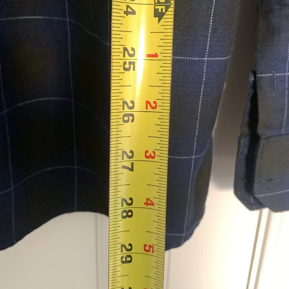 DIXXON Blue and Black Plaid Casual Button Down Shirt - Picture 7 of 10